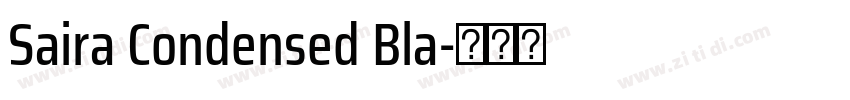 Saira Condensed Bla字体转换
